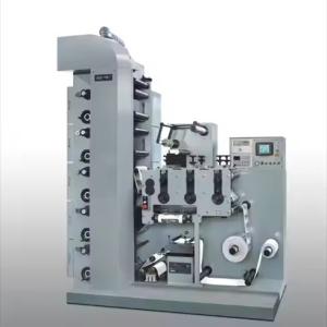 Quality Automatic Label High Speed Flexo Printing Machine With Lamination Station Box Printing Machine for sale