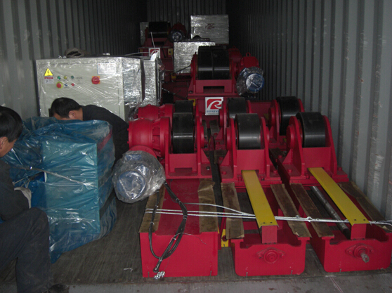 Self Aligning Conventional Welding Rotator Frameless With PU Wheel