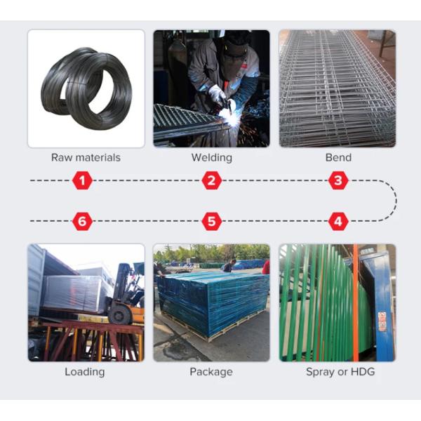 PVC Coated Green 3D Curved Welded Wire Mesh Garden Fence For Playground