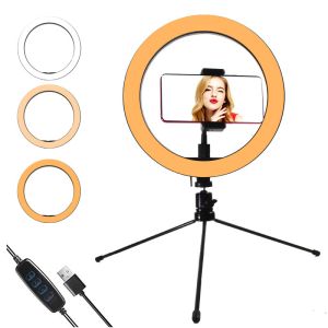 Quality 6.3 Inch Selfie Led Circle Light Stand Dimmable For Youtuber Video for sale