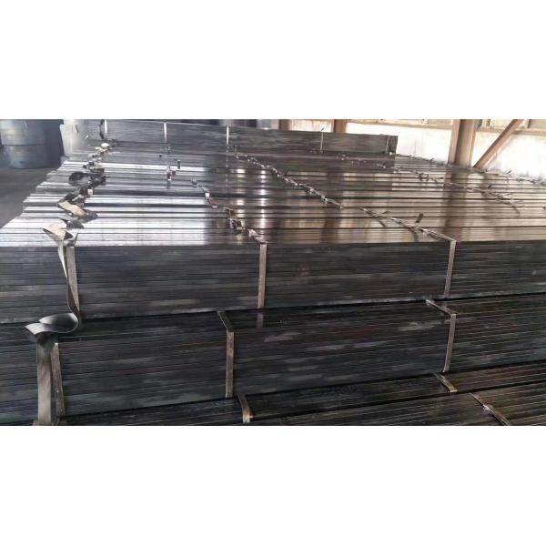 Black Rectangular Hollow Pipe , Galvanized Small Sized Hot Rolled Steel Tube
