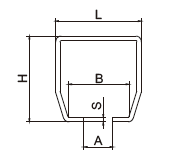 19' 8" Heavy Duty Iron Aluminum Cantilever Gate Track Rails 850KG Load
