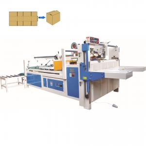 Quality Carton folder gluer machine/2800 Type Corrugated Cardboard Carton Folder And Gluer Machine 3kw Power for sale