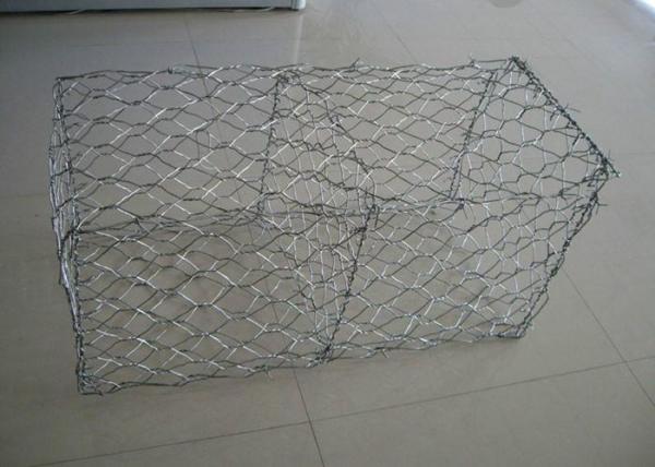 Buy Gabion Basket Galvanized Gabion Box Retaining Wall With 2.7mm 3.05mm Wire Anti - Crossion 2m * 1m * 1m at wholesale prices