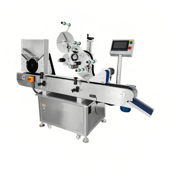 High Efficiency Horizontal Labeling Machine 50Hz Round Bottle Labeling Machine
