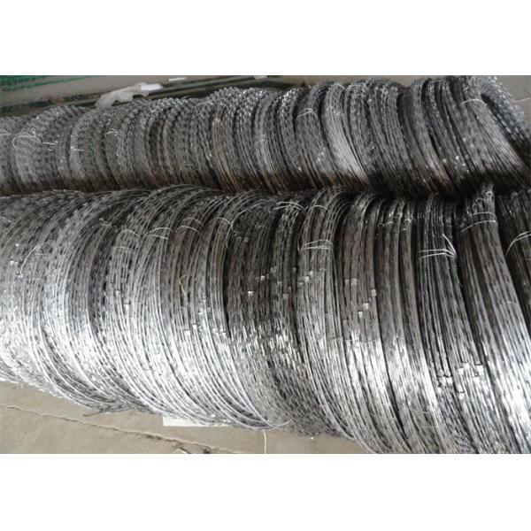 Flat Wrap Welded Razor Wire Mesh Double Coil Concertina High Security Galvanize