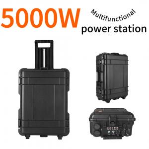 Quality Large Capacity 5000W Portable Power Station for Home Emergency Backup and Car Camping for sale