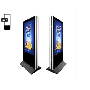 Quality Stand Alone 700nits 55in Double Sided Advertising Totem RJ45 for sale