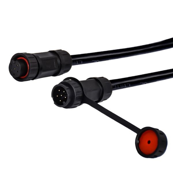 IP67 M19 6 Pin Way Waterproof Electrical Wire Connector Plug