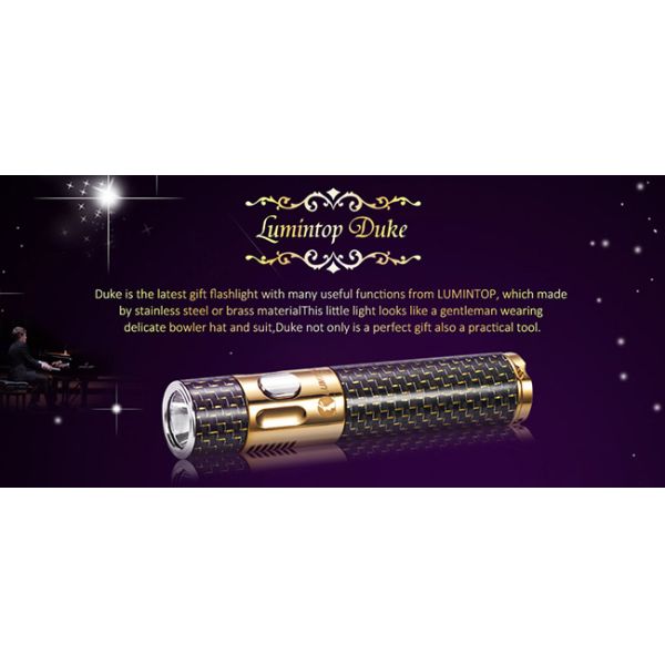 Lumintop Duke Cree LED Flashlight 14500 AA / Rechargeable Battery