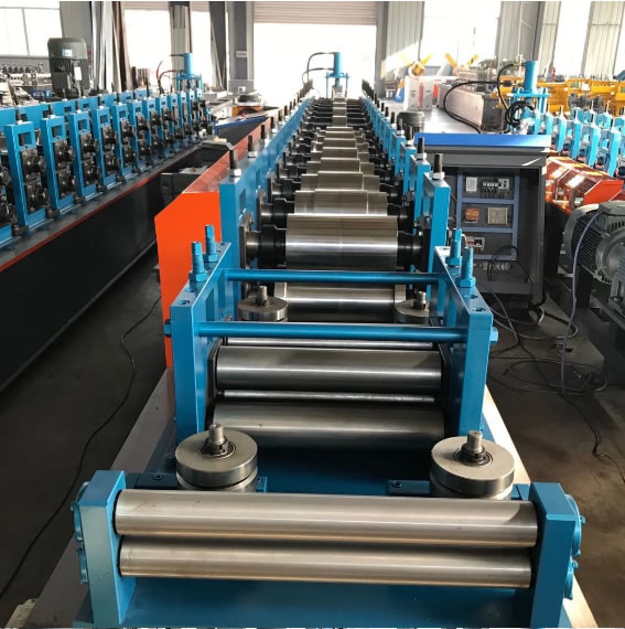 Upright rack roll forming machine Steel profile storage rack roll forming machine