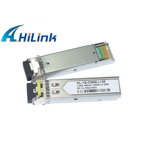 CWDM SFP+ Transceiver Module 1000Base 1550nm Wavelength LC Connector 120km
