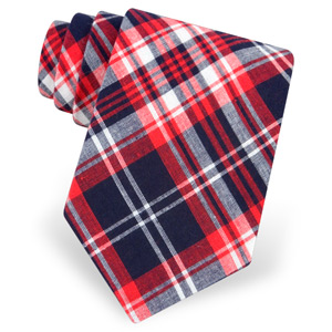 100% Silk woven Men's Nectie in checkes design