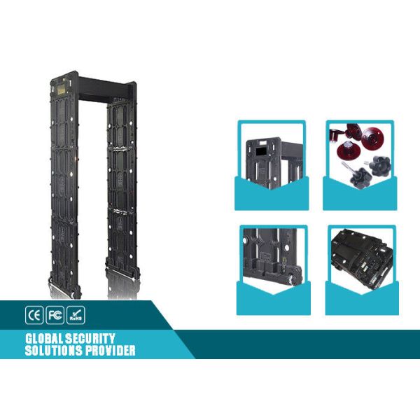 Portable Walk Through Metal Detector High Sensitivity For Security Checking
