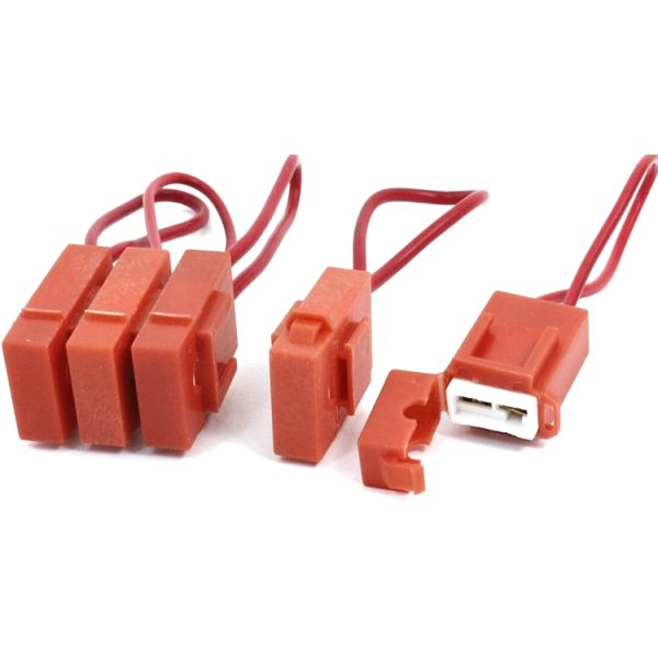 BX2017 Inline Red Fuse Holder Ceramic Body for blade fuse