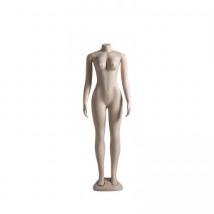 Quality Crafted Headless Female Mannequin Skin Colored With Natural Full Body Curve for sale