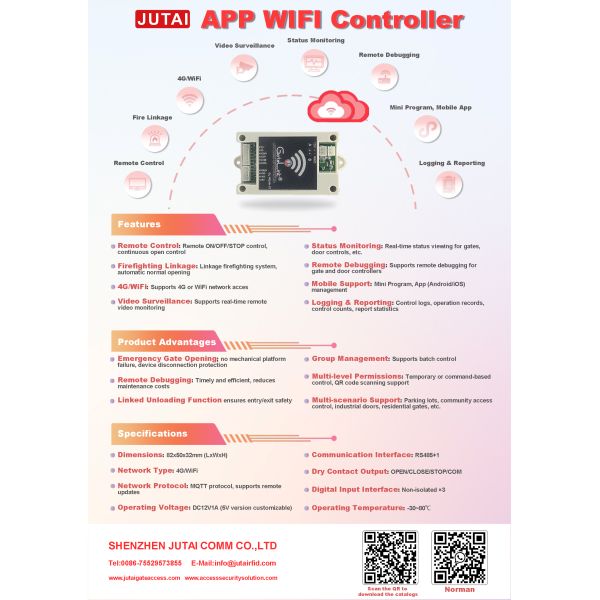 WiFi Smart Door Controller Remote Open Close Via App Keyless Entry Anytime