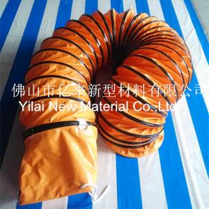 Quality 300mm x 5mtr flexible duct, good quality fire retardant flexible air duct for sale