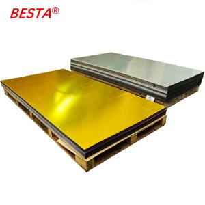 Quality Gold Acrylic Plastic Mirror Sheet Scratch Proof Acrylic Sheet Weather resistance for sale