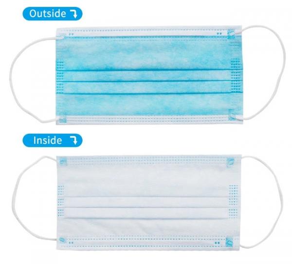 Covid-19 Black Disposable Non-Woven 3 Ply Medical Coronavirus Surgical Face Mask With Ce For Anti Flu Virus Dust Mask
