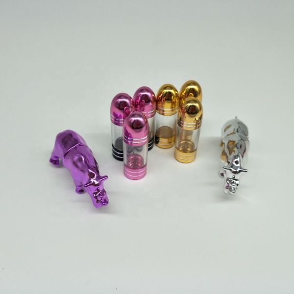 44mm ISO9001 Single Pill Containers One Capsule Mini Pill Bottles