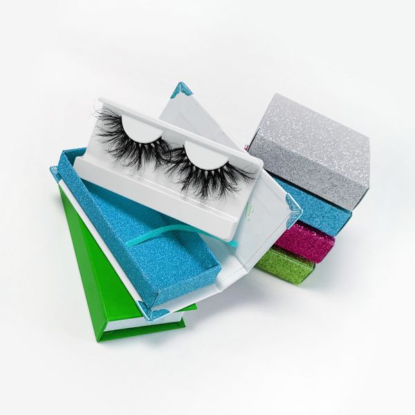 Custom Packaging Full Strip Lashes 6D 25mm Mink Lashes Vendors Daily Makeup