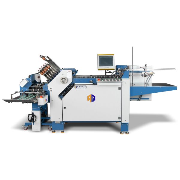 Automatic High Speed Cross Fold Paper Folding Machine Width 360mm