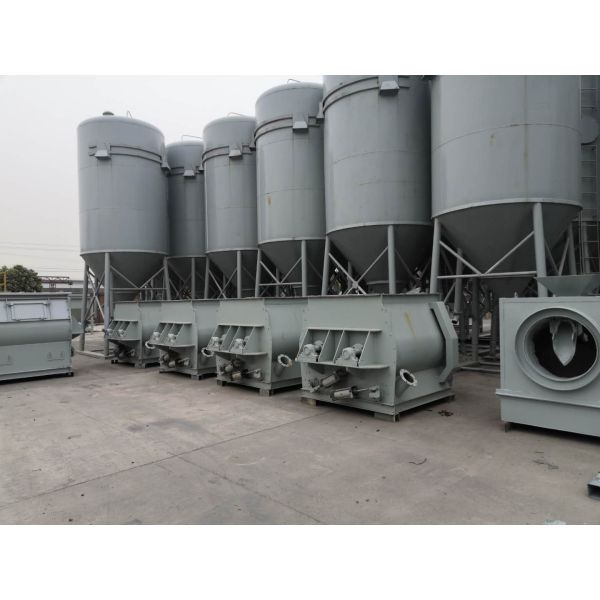 2022 High Quality Automatic Dry Mortar Production Line Use Twin Shaft Paddle Mixer