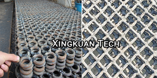 Manganese Steel Welded Mesh Used In Large Stone Process Asphalt Mixing Station