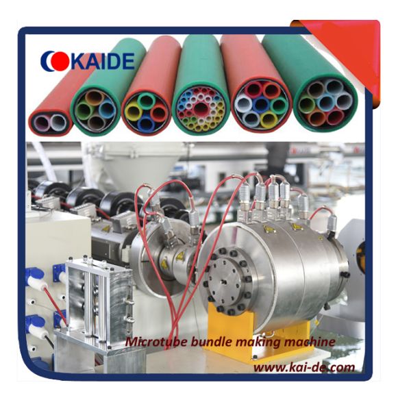 HDPE Microduct tube bundle making machine for Airblowing optical firber cable