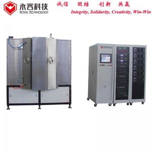 Quality Zinc Alloy Door Handle PVD Plating System , Hybrid Vacuum Metallizing Machine for sale
