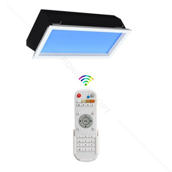 Faux Skylight Panels Enabled by Protocol Suitable for Integration in Smart Building Lighting