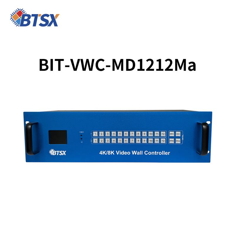 Audio Frequency Video Wall Controller 12 X HDMI 2.0 Input 8bit Color Depth and HDMI Output Audio