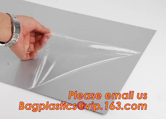 Clear Professional Marble PE Plastic Protective Films/Foils/Tapes Rolls, Self Adhesive Protective Film For Plastic Panel