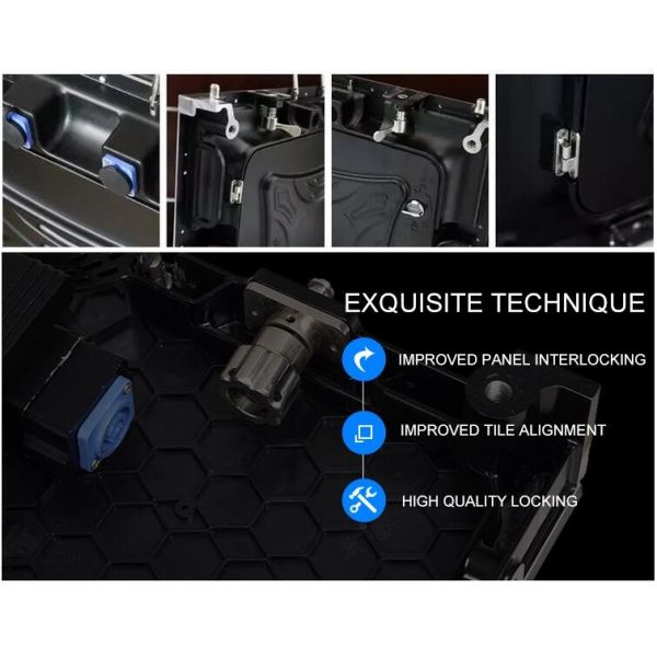 High Resolution Outdoor Rental LED Display Screen Low Power Consumption