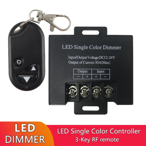 Wireless RF Remote LED Controller Dimmer Single Color With 30A 720W High Power