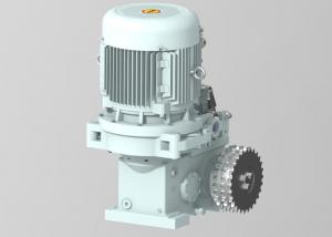 Quality IE3 18.5kw Helical Worm Gear Motor IP55 Public Escalator Machine for sale