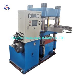 Eva Black Foam Rubber Band Vulcanizing Press Machine Q235 Material