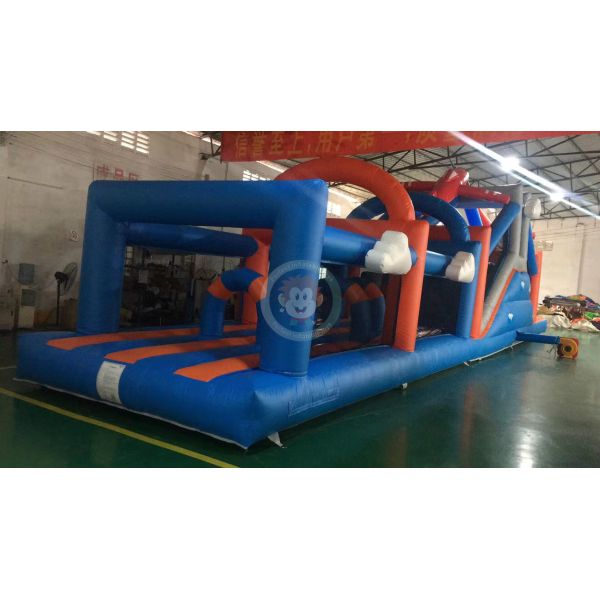Outdoor sport games obstacle inflatable obstacle course adult for team building