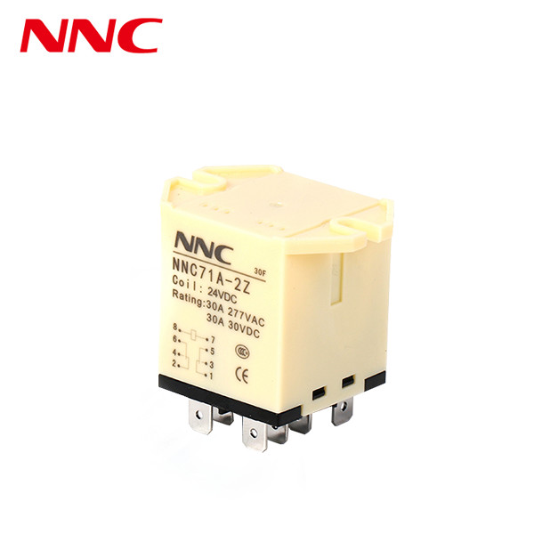 NNC high Power Relay NNC71A(JQX- 30F), electromagnetic relay dc 24V HHC71A flange type