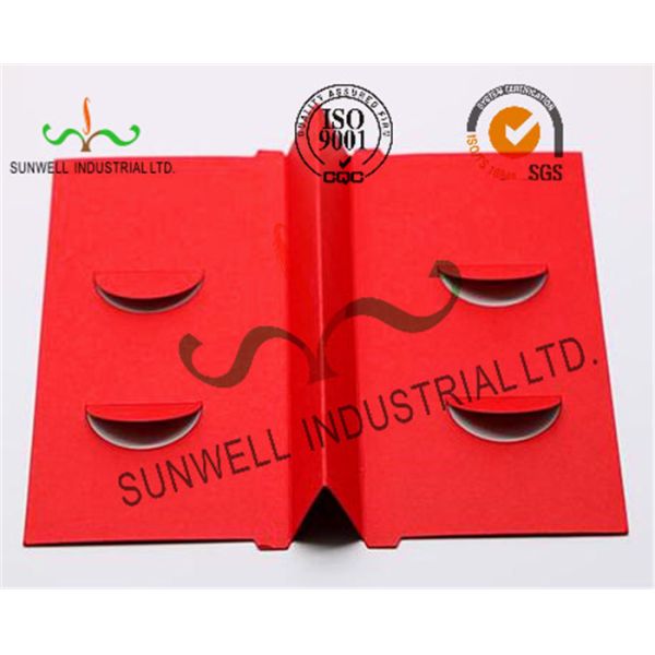 Red Color Cardboard Paper Boxes For Food Packaging Customized Gold Hot Stamping