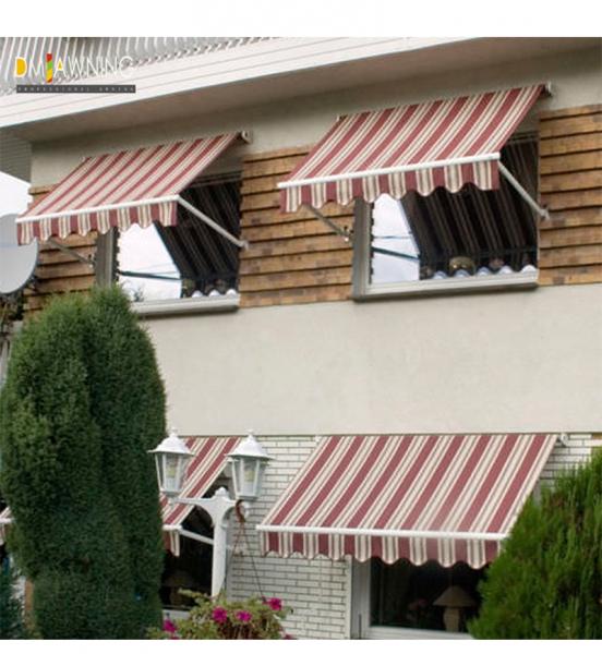 Heavy Duty Remote Control Outdoor Awnings Drop Arm Window Awning