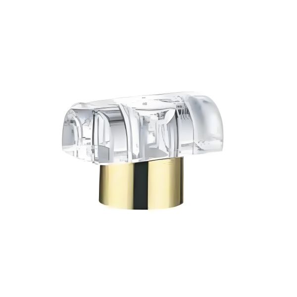 Zinc Alloy Perfume Cap with Silicone Sealing Ring for Temperature Resistance and Protection