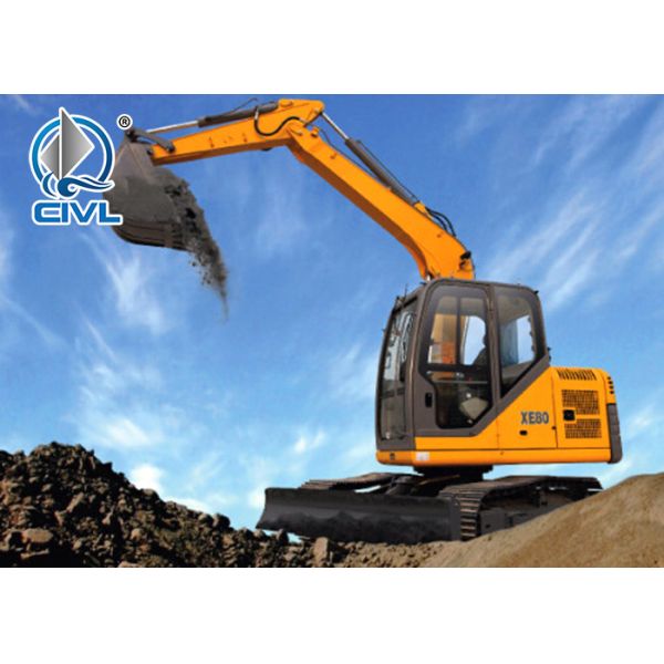 Road Construction 8.5 Ton 0.34m³ Mini Crawler Excavator