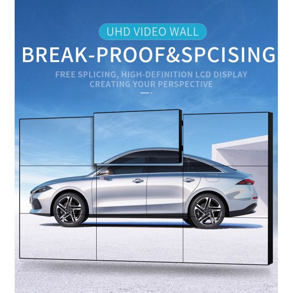 55 Inch LG SCREEN 3.5mm Splicing Advertising Lcd Video Wall Mount Airport Led Splicing Screen Suppliers Video Wall Display