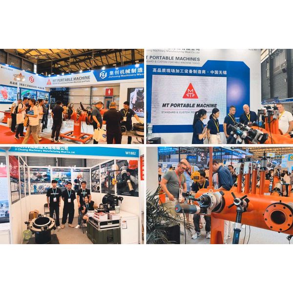 High Accuracy Pipe Cutting And Chamfering Machine 36"–42" Pipe End Beveling Machine