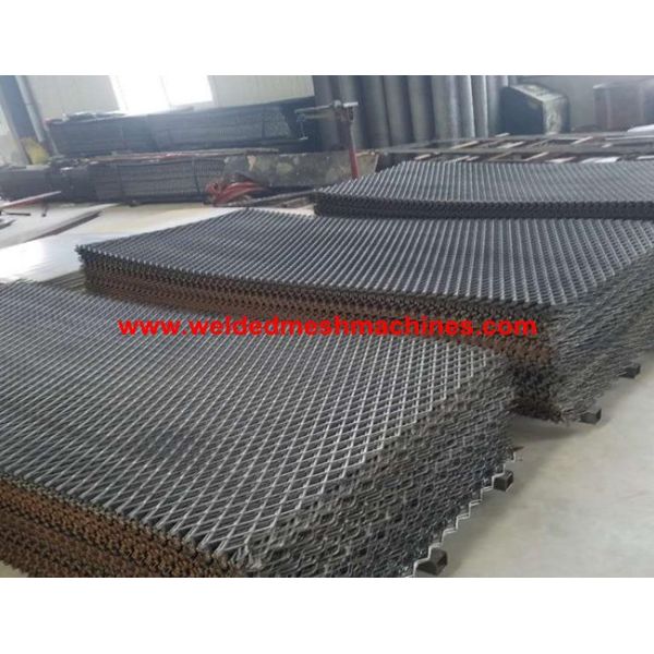 100T Iron Steel Sheet Expanded Mesh Making Machine PLC Control