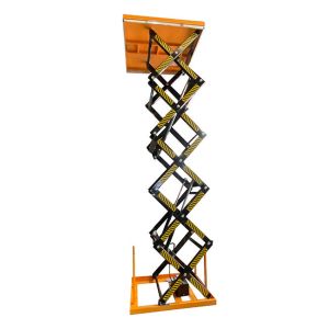 Quality 4.8m Hydraulic Stationary Scissor Lift Table 500kg for sale