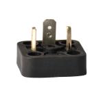 IP65 Solenoid Valve Plug Connector Male Base C Type Rectangular Connector