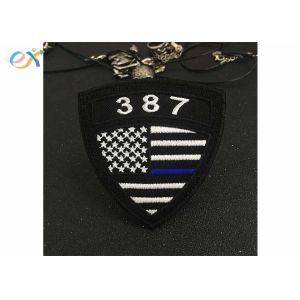 Small US Embroidered Military Patches , Embroidery Name Patch For Military